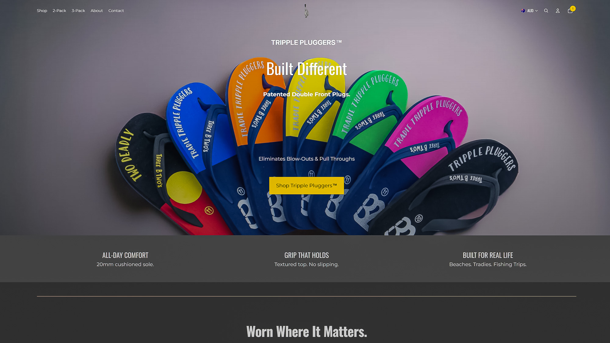 Tripple Pluggers website screenshot